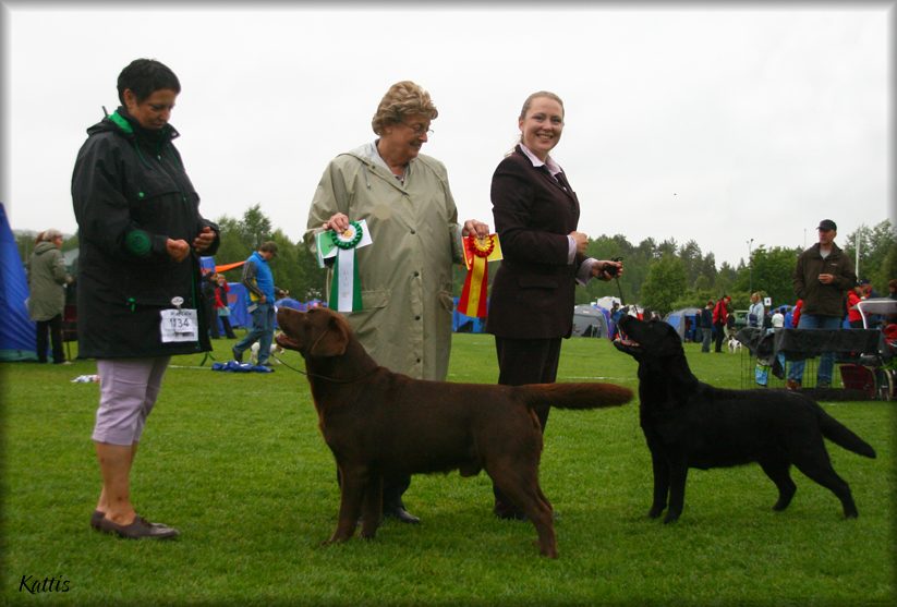 Bark & Payton and my super handler "Emma# winning BOB