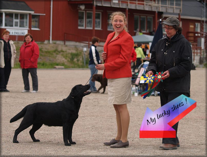 Kan det ha varit skorna ??  ha ha ha ha 